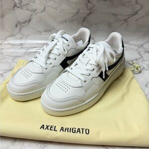 Axel Arigato Dice-A White and Black Leather Sneakers EU Size 39